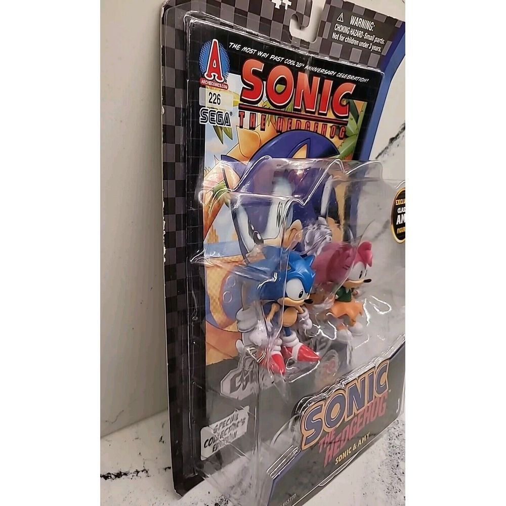 Sonic & Amy Comic Book Archie #226 20th Anniversary Figure Collector's Edition - Picture 5 of 6